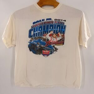 Dale Earnhardt Jr 2014 Daytona 500 Champion Shirt Chase Authenti NASCAR Mens 2XL